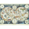 Ravensburger - Puzzle 1500 p - Carte du monde des animaux