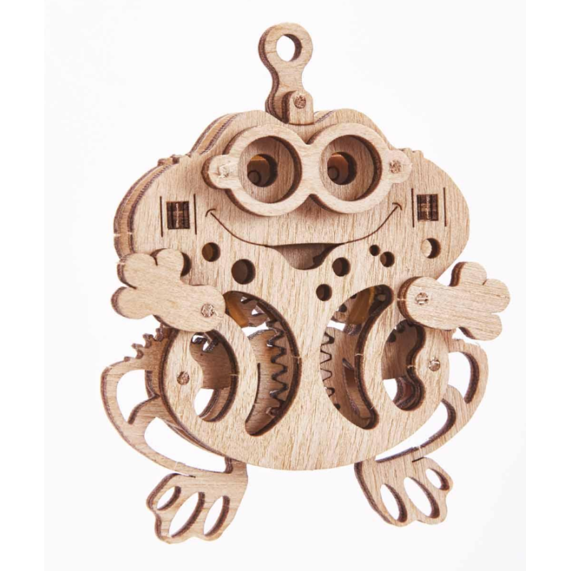 "Woodik Frog" - Puzzle mécanique en bois 3D "Woodik Frog" - Puzzle mécanique en bois 3D