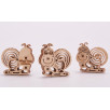 "Woodik Snail" - Puzzle mécanique en bois 3D "Woodik Snail" - Puzzle mécanique en bois 3D
