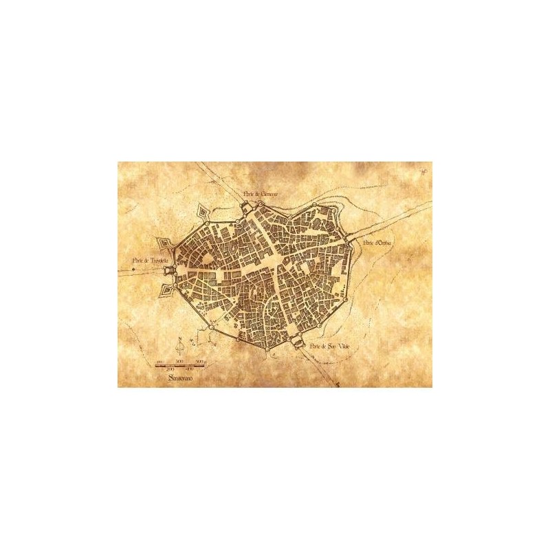 SHADE - Carte en tissu de SANSORANNO